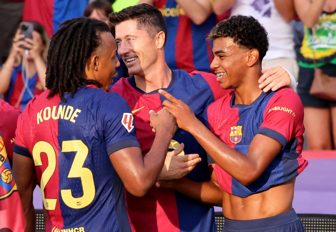 Yamal und Lewandowski trafen, Barcelona besiegt Athletic Bilbao knapp mit 2:1